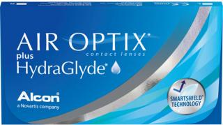 Air Optix Plus HydraGlyde 3 szt Soczewki kontaktowe miesięczne Optix Plus HydraGlyde