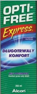 Opti-Free Express 355 ml Płyn do soczewek kontaktowych Opti-Free Express 355 ml