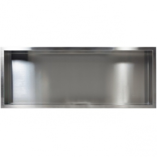 BALNEO Wall – Box ONE Półka wnękowa z kołnierzem 90x30x10 Inox OB-IN6