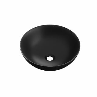 EXCELLENT LUQA BLM umywalka nablatowa ceramiczna 40cm czarna mat CEAC.6401.400.BLM