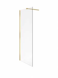 EXCELLENT VIDOQ GL ścianka prysznicowa typu WALK-IN 100x200cm szkło/złota KAEX.1506.1000.LP.GL