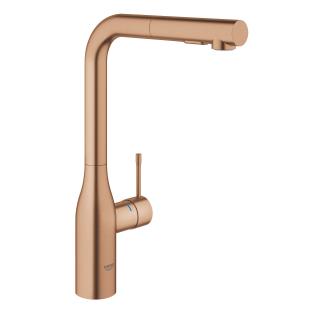 GROHE ESSENCE bateria zlewozmywakowa z wyciągana wylewką BRUSHED WARM SUNSET 30270DL0