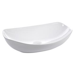 KERRA KR-901 umywalka nablatowa 56x40cm ceramiczna biała