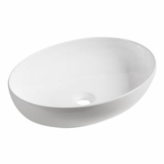 LAVEO DESNA umywalka nablatowa 51x39cm ceramiczna biała VUD 6251