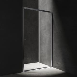 OMNIRES BRONX drzwi prysznicowe przesuwne 110x185cm szkło transp/chrom S2050110CRTR