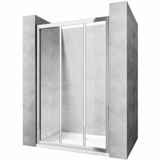 REA ALEX Drzwi prysznicowe przesuwne szkło transparentne 100x190cm, chrom REA-K0546