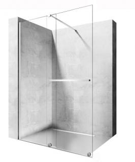 REA CORTIS 120 drzwi przesuwne typu Walk-in 120x200cm szkło transp/chrom K7211