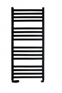 REGNIS LOX grzejnik łazienkowy 88x43cm czarny mat struktura LOX90/40