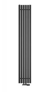 REGNIS LUXAR grzejnik pionowy 100x29cm czarny struktura Luxar100/29 BL