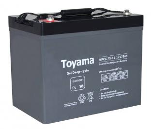 Akumulator żelowy Toyama NPCG 75 12V Akumulator żelowy Toyama NPCG 75 12V