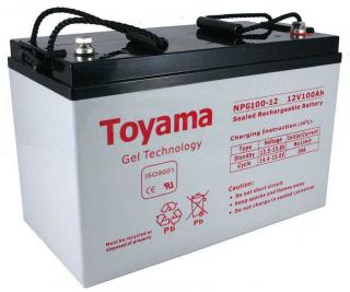 Akumulator żelowy Toyama NPG 100 12V Akumulator żelowy Toyama NPG 100 12V
