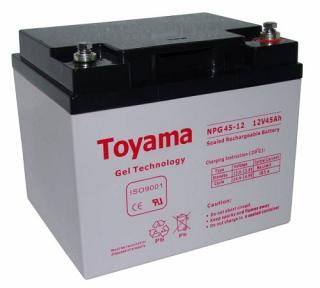 Akumulator żelowy Toyama NPG 45 12V Akumulator żelowy Toyama NPG 45 12V