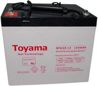 Akumulator żelowy Toyama NPG 60 12V 60Ah Akumulator żelowy Toyama NPG 60 12V 60Ah