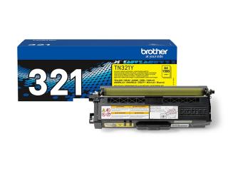 Brother TN-321Y - Oryginalny toner Yellow do HL-L8250CDN; HL-L8350CDW. DCP-L8400CDN; DCP-L8450CDW. MFC-L8650CDW; MFC-L8850CDW.