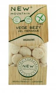 BEZY WEGAŃSKIE migdałowe BEZGLUTENOWE 70 g - NEW