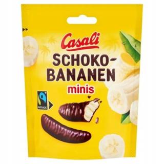 Casali Minis Pianka bananowa w czekoladzie 110g
