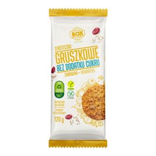 CIASTKA GRUSZKA ŻURAWINA AMARANTUS bezglutenowe