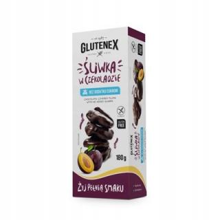 GLUTENEX śliwka w czekoladzie bez cukru