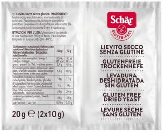Lievito secco SCHAR - drożdże suche bezglutenowe