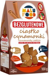 Malu Food Ciastka kruche CYNAMONKI bez cukru bezgl