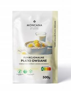 MONCANA płatki owsiane wzbogacone MNISZEK LEKARSKI