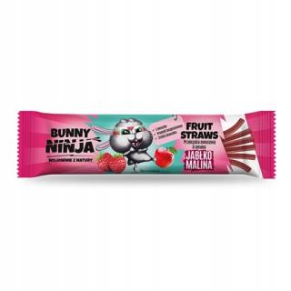 NINJA BUNNY FRUIT STRAWS jabko malina