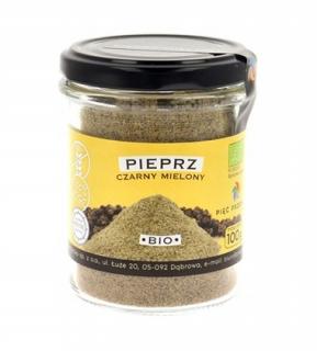 Pieprz czarny mielony bezglutenowy BIO 100 g -