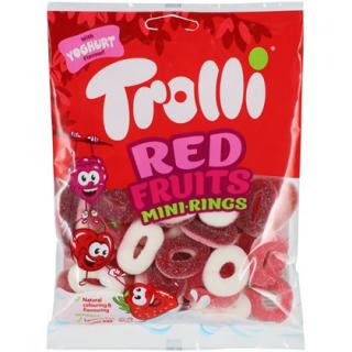 Żelki TROLLI RED FRUITS MINI RINGS bez glutenu 100