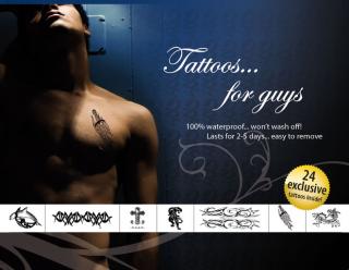 AdultBodyArt - Zestaw Tatuaże Erotyczne - For Guys