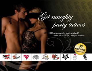AdultBodyArt - Zestaw Tatuaże Erotyczne - Get Naughty Party