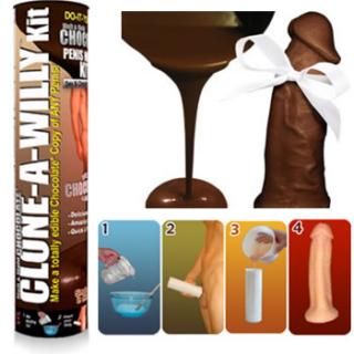 Czekoladowy odlew Twojego Penisa - Chocolate Clone A Willy Kit