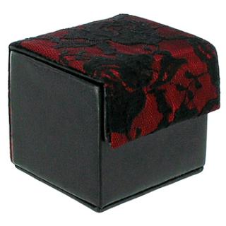 Pudełko na zabawki erotyczne - Condom Cube Wine Lace