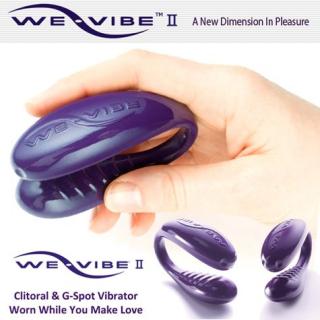 Wibrator We-Vibe II fioletowy (Violet) - Wodoodporny Stymulator Łechtaczki i pkt G