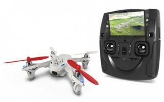 DronHubsan X4 H107D z kamerą i podglądem FPV