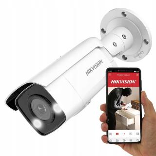 Kamera z lampą stroboskopową i głośnikiem Hikvision DS-2CD2T86G2-ISU/SL AcuSense 8Mpx Obraz 4K, Analityka, Detekcja AI
