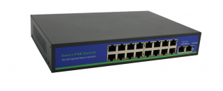 SW-16P2S/H 16 portowy switch PoE Extend