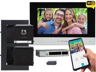 Wideodomofon IP Vidos ONE M2010 A2000-G/MF FullHD Czytnik kart zbliżeniowych Podtynkowy System POE