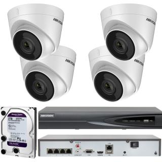 Zestaw do monitoringu IP 4 Kamery DS-2CD1343G0-I 4Mpx