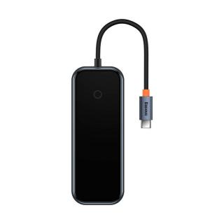 Baseus Adapter 4w1 Baseus Hub USB-C na 4xUSB 3.0 (ciemny szary)