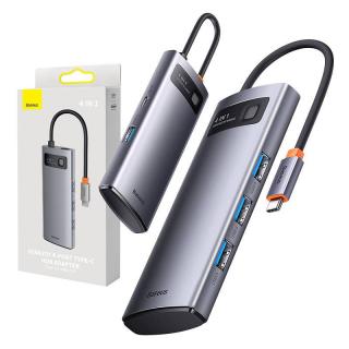 Baseus Hub 4w1 Baseus Metal Gleam Series, USB-C do 4x USB 3.0