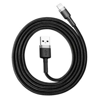Baseus Kabel Lightning USB Baseus Cafule 1,5A 2m (szaro-czarny)