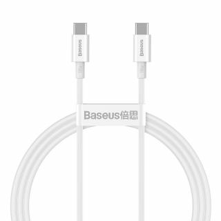 Baseus Kabel USB-C do USB-C Baseus Superior Series, 100W, 1m (biały)