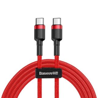 Baseus Kabel USB-C do USB-C PD Baseus Cafule PD 2.0 QC 3.0 60W 2m (czerwony)