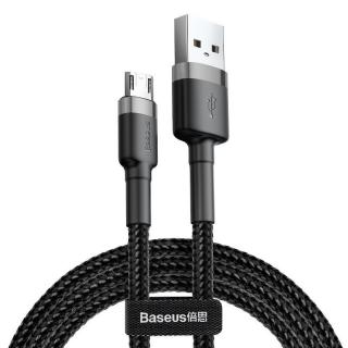 Baseus Kabel USB do Micro USB Baseus Cafule 1.5A 2m (szaro-czarny)