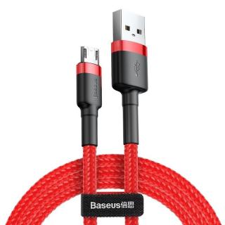 Baseus Kabel USB do Micro USB Baseus Cafule 2.4A 1m (Czerwony)