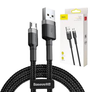 Baseus Kabel USB do Micro USB Baseus Cafule 2A 3m (czarno-szary)