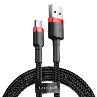 Baseus Kabel USB do USB-C Baseus Cafule 3A 1m (czerwono-czarny)