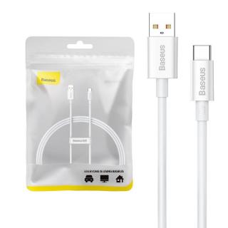 Baseus Kabel USB do USB-C Baseus Superior 100W 1m (biały)