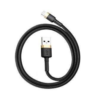 Baseus Kabel USB Lightning Baseus Cafule 2.4A 1m (złoto-czarny)