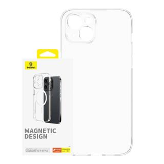 Baseus Magnetyczne Etui na telefon iPhone 15 Plus Baseus OS-Lucent Series (Przezroczysty)